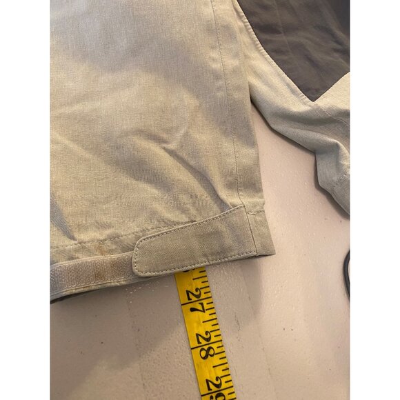 The North Face Mens Hooded Water Resistant Jacket Beige Brown Large - Picture 10 of 11